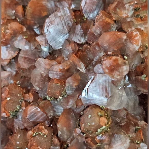 Diamond Red Calcite Specimen 3.8" X 3.0" - Picture 4 of 15